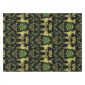 Rosemaling Norwegische Volkskunst Tischdecke (Vorderseite (Horizontal))