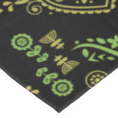 Rosemaling Norwegische Volkskunst Tischdecke (Schrägansicht)