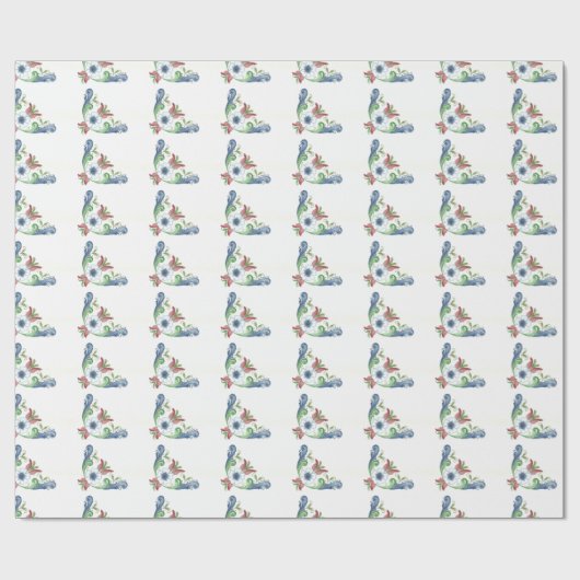 Rosemaling Packpapier 2 (Flach)