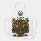 rosemaling schürze (Vorderseite)