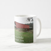 Roseman Brücke Winterset, Iowa Kaffeetasse (VorderseiteRechts)