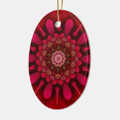 RoseMandala Keramikornament (Links)