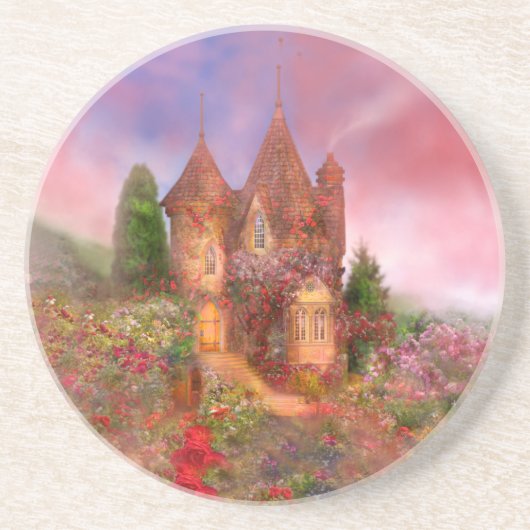 Rosemanor-Kunst-Untersetzer Getränkeuntersetzer (Vorne)