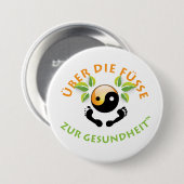 Rosemaries Wohlfühl Oase Stiftknopf 7.2cm rund1 Button (Vorne & Hinten)