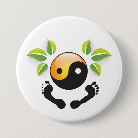 Rosemaries Wohlfühl Oase Stiftknopf 7.2cm rund2 Button (Vorderseite)