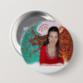 Rosemaries Wohlfühl Oase Stiftknopf 7.2cm rund3 Button (Vorne & Hinten)