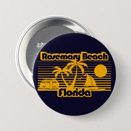 Rosemary Beach Florida Button (Vorne & Hinten)