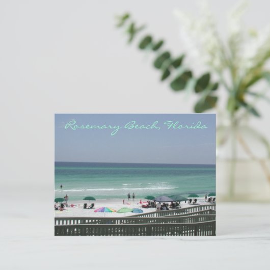 Rosemary Beach Florida Postkarte (Stehend Vorderseite)