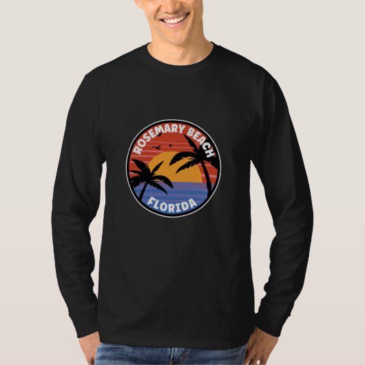 Rosemary Beach Florida Sunset Paradise T-Shirt (Vorderseite)