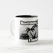 Rosemary Beach Florida Zweifarbige Tasse (Vorderseite Links)