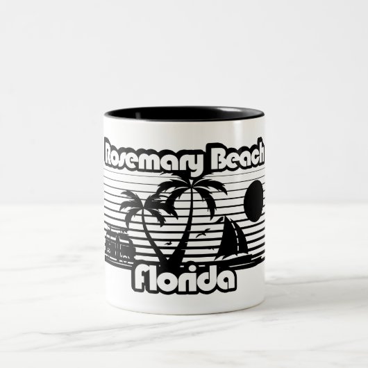 Rosemary Beach Florida Zweifarbige Tasse (Mittel)