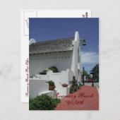 Rosemary Beach Post Postkarte (Vorne/Hinten)