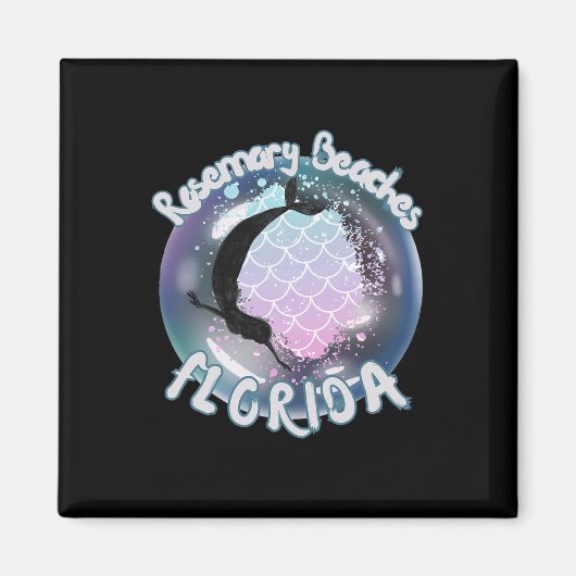 Rosemary Beaches Florida Mermaid Küste Magnet (Vorne)