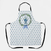 Rosemary Blue & White Ginger Jar Schürze (Vorderseite)