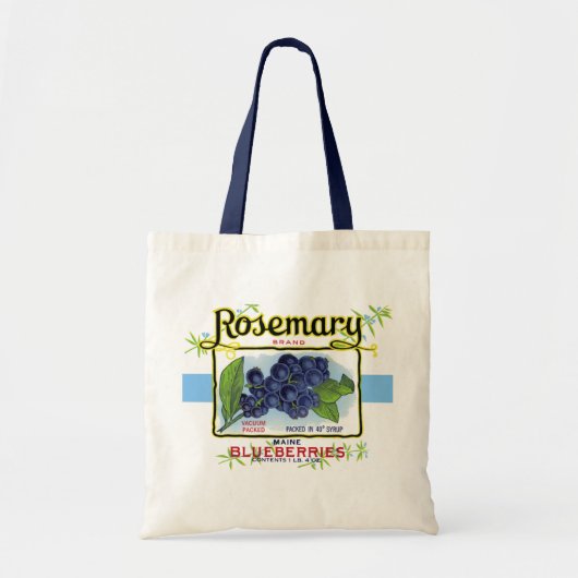 Rosemary Blueberry Bag Tragetasche (Vorne)