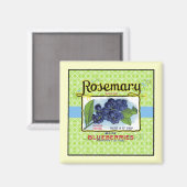 Rosemary Blueberry Magnet (Vorderseite/Rückseite)