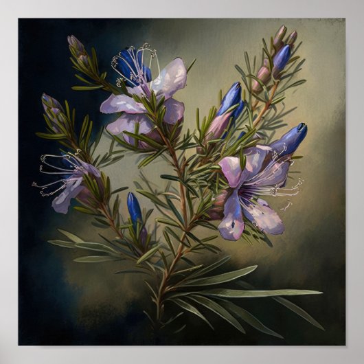 Rosemary Blume Art Print Poster (Vorne)