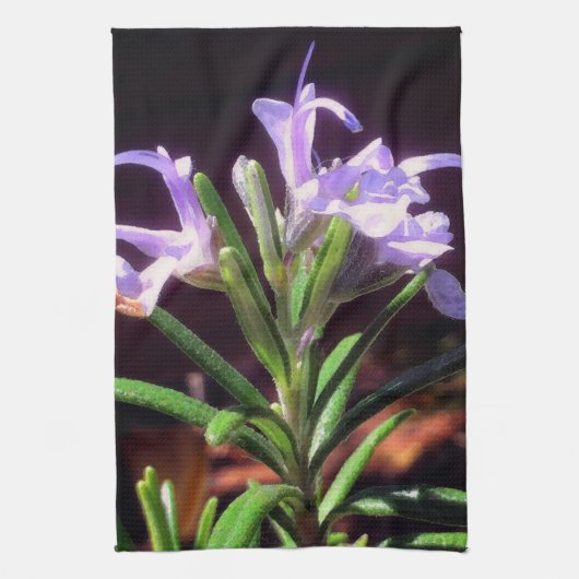 Rosemary Blume Geschirrtuch (Vertikal)