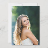 Rosemary Botanical Brautparty Foto Einladung (Rückseite)