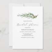 Rosemary Bridal Dusche Einladungen (Vorderseite)