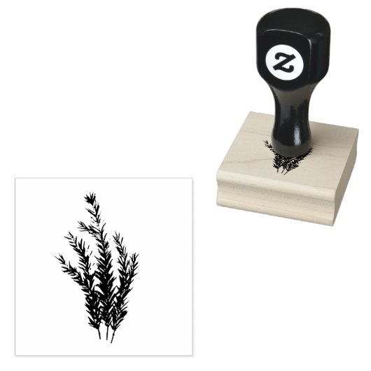 Rosemary Herb Botanischer Garten Gummistempel (Stempel)