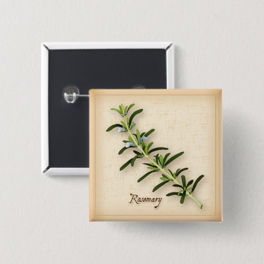 Rosemary Herb Button (Vorne & Hinten)
