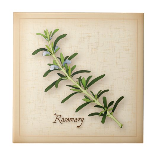 Rosemary Herb Fliese (Vorderseite)