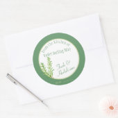 Rosemary Herb - hausgemachte Backgeschenke Food La Runder Aufkleber (Umschlag)