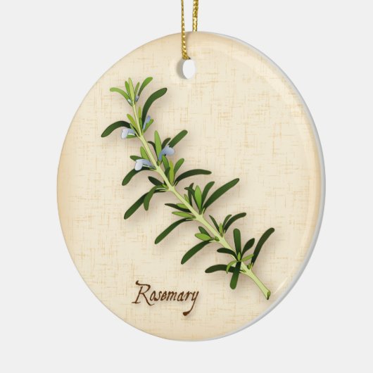 Rosemary Herb Keramikornament (Links)