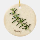 Rosemary Herb Keramikornament (Hinten)
