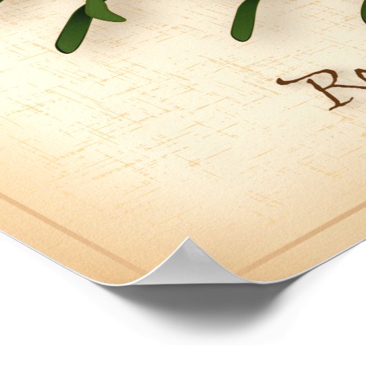 Rosemary Herb Poster (Ecke)