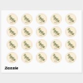 Rosemary Herb Round Stickers (Blatt)