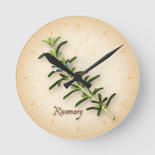 Rosemary Herb Runde Wanduhr