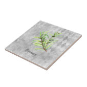 Rosemary Herb Watercolor Fliese (Seite)