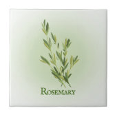 Rosemary Herbal Design Keramik Tile Fliese (Vorderseite)