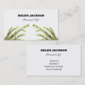 Rosemary Herbs Koch Business Card Visitenkarte (Vorne/Hinten)