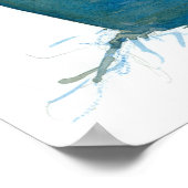 Rosemary Kitchen Herb Pflanze Aquarellmalerei Poster (Ecke)