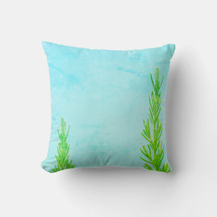 Rosemary Pflanze Grüne Blätter Kissen Kissen Kisse