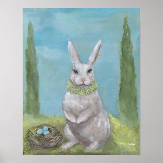 Rosemary Rabbit - Druck Poster (Vorne)