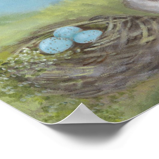 Rosemary Rabbit - Print Poster (Ecke)