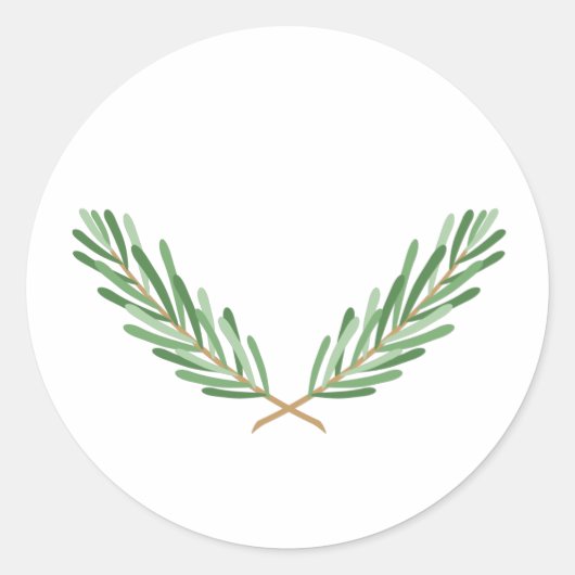 Rosemary Runder Aufkleber (Vorderseite)