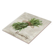 Rosemary Rustic Herbs  Faux Ceramic Tile Fliese (Seite)