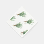 Rosemary Rustic Wedding Napkin Serviette (Ecke)