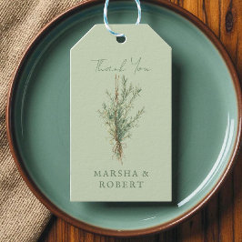 Rosemary Rustic Wedding - Tag Geschenkanhänger