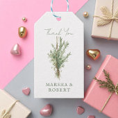 Rosemary Rustic Wedding - Tag Geschenkanhänger