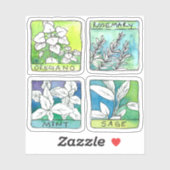 Rosemary Sage Jar Label Sticker (Blatt)