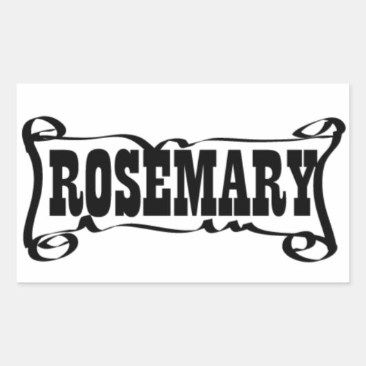 ROSEMARY "SPICE JAR" STICKER (Vorderseite)