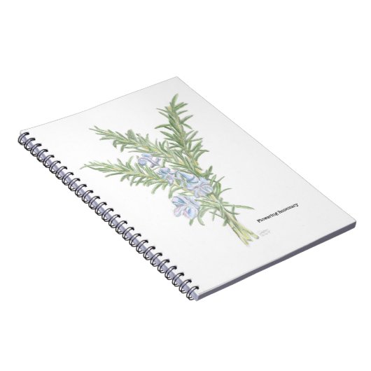 Rosemary Spiral Notebook Notizblock (Rechte Seite)