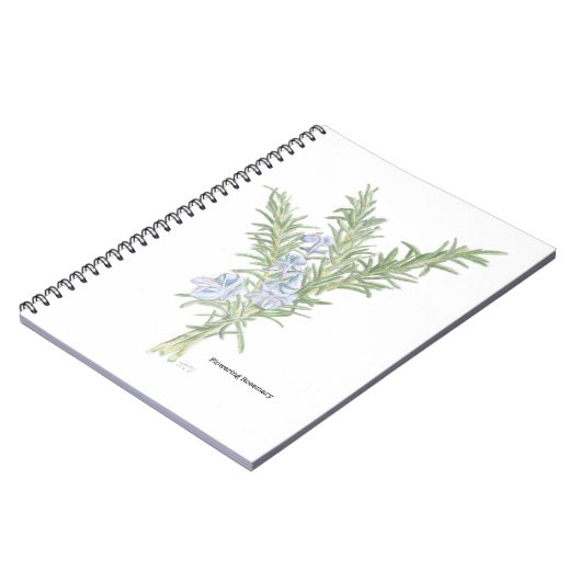 Rosemary Spiral Notebook Notizblock (Linke Seite)