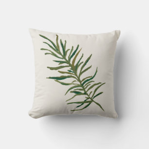 Rosemary Spring Herb Throw Kissen